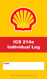 Shell Branded Log Book - ICS 214a Individual Log