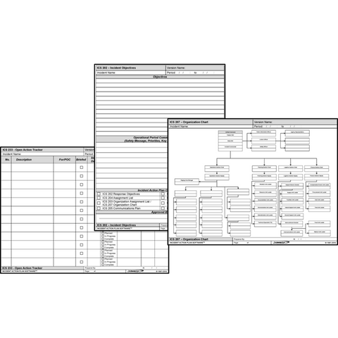 ICS Form Wall Charts - Proactive Response
