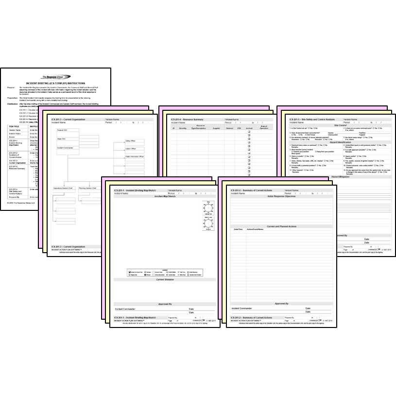 ICS 201 Form Notepad TRG Store Ics 201 form notepad trg store