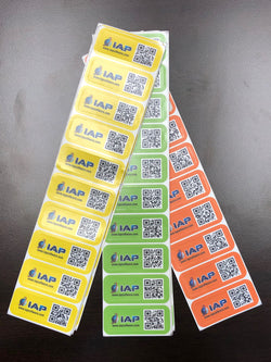 IAP Software QR Code Stickers (100 count)