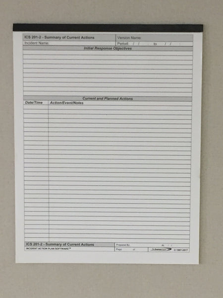 ICS Form Wall Charts - Self-Stick Easel Pad